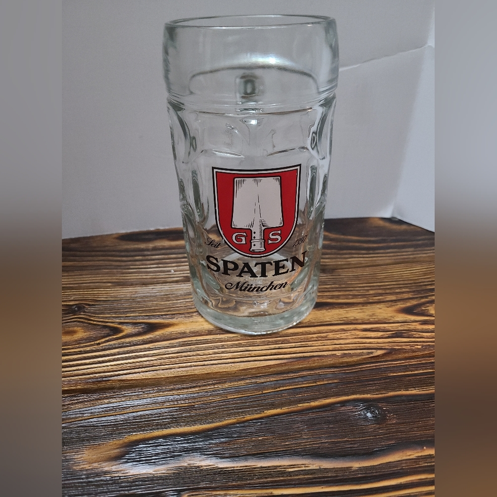 Beer Stein Glass Mug Spaten Munchen